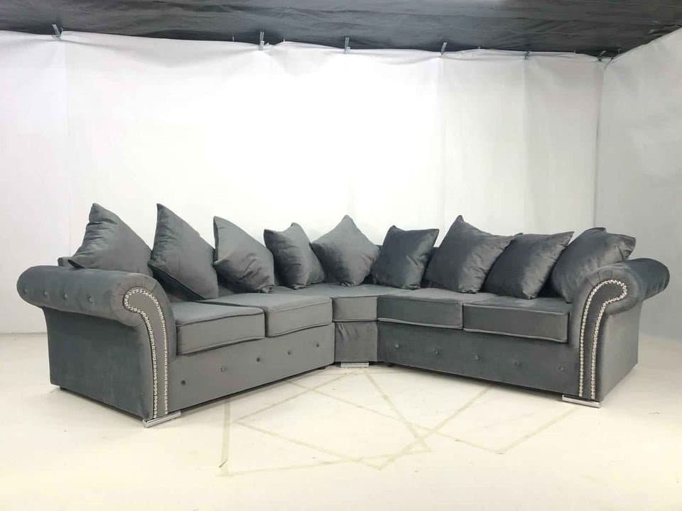 Curved Back Retro Sofa