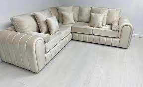 Industrial Leather & Metal Sofa