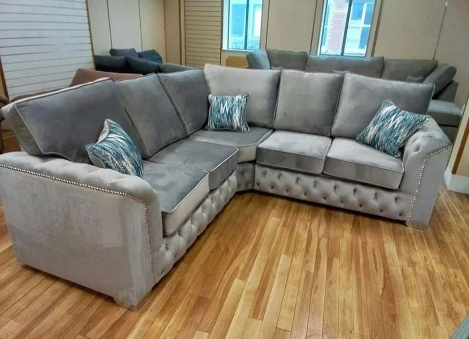 Velvet Fold-Down Sofa Bed